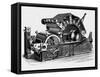 Mechanical Printing Press-null-Framed Stretched Canvas