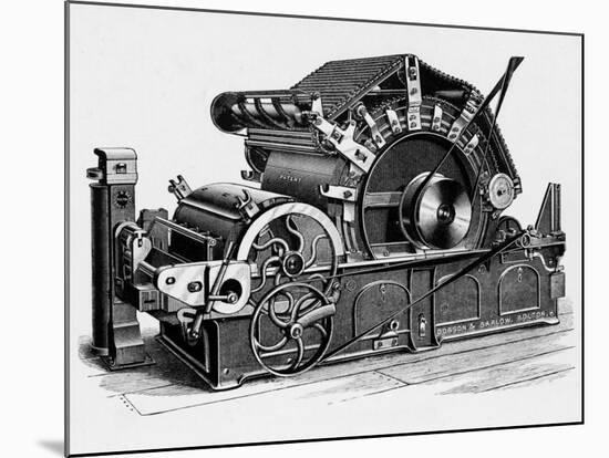 Mechanical Printing Press-null-Mounted Photographic Print