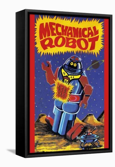 Mechanical Robot-null-Framed Stretched Canvas