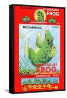 Mechanical Somersault Frog-null-Framed Stretched Canvas