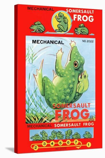 Mechanical Somersault Frog-null-Stretched Canvas