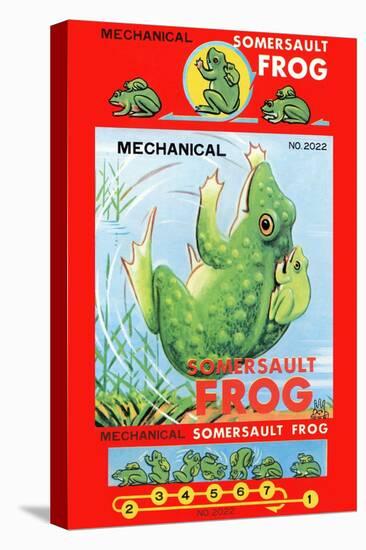 Mechanical Somersault Frog-null-Stretched Canvas