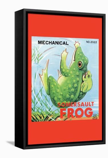 Mechanical Somersault Frog-null-Framed Stretched Canvas