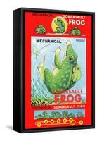 Mechanical Somersault Frog-null-Framed Stretched Canvas