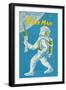 Mechanical Space Man-null-Framed Art Print