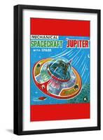 Mechanical Spacecraft Jupiter-null-Framed Art Print