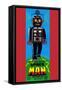 Mechanical Walking Space Man-null-Framed Stretched Canvas