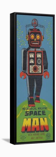 Mechanical Walking Spaceman-null-Framed Stretched Canvas