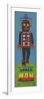 Mechanical Walking Spaceman-null-Framed Art Print