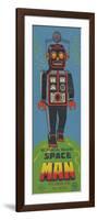 Mechanical Walking Spaceman-null-Framed Art Print