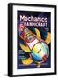 Mechanics and Handicraft: Passenger Rocket-null-Framed Art Print