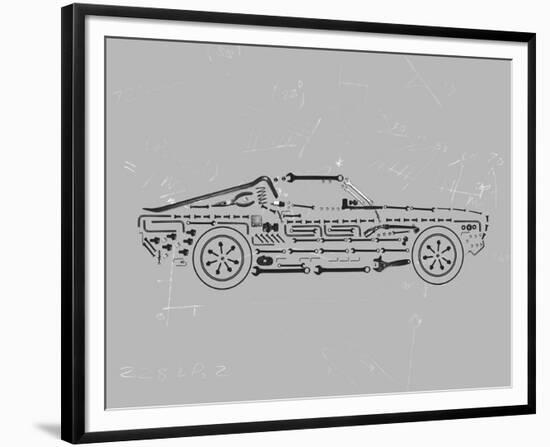 Mechanics II-Justin Lloyd-Framed Giclee Print