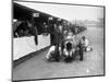 Mechanics working on the MG of Doreen Evans, JCC International Trophy, Brooklands, 1936-Bill Brunell-Mounted Photographic Print