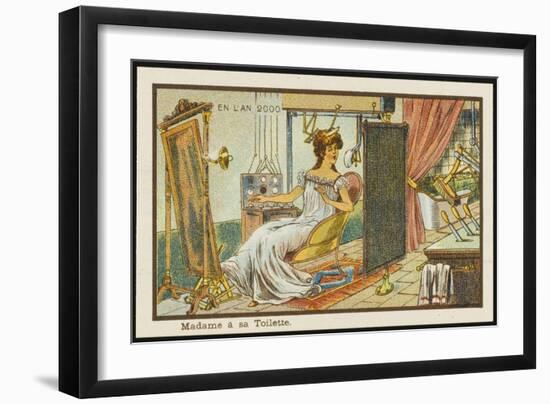 Mechanised Toilette-Jean Marc Cote-Framed Art Print