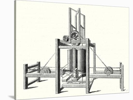 Mechanism of Miller Taylor and Symington's Steamboat's Engine-null-Stretched Canvas