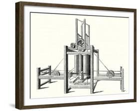 Mechanism of Miller Taylor and Symington's Steamboat's Engine-null-Framed Giclee Print