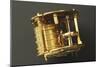 Mechanism of Small Gilt Bronze Drum Clock-null-Mounted Giclee Print