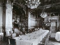 The Billiard Room, Imperial Palace, Bialowieza Forest, Russia, Late 19th Century-Mechkovsky-Mounted Photographic Print