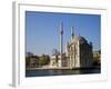 Mecidiye Mosque Stands on Water's Edge at Ortakoy, One of Pretty Bosphorus Villages in Istanbul-Julian Love-Framed Photographic Print