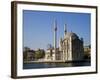 Mecidiye Mosque Stands on Water's Edge at Ortakoy, One of Pretty Bosphorus Villages in Istanbul-Julian Love-Framed Photographic Print