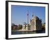 Mecidiye Mosque Stands on Water's Edge at Ortakoy, One of Pretty Bosphorus Villages in Istanbul-Julian Love-Framed Photographic Print