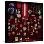 Medal Collection of Italian Composer Gioachino Rossini-null-Stretched Canvas