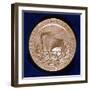 Medal Commemorating Dutch Physicist Johannes Diderik Van Der Waals-null-Framed Photographic Print