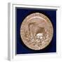 Medal Commemorating Dutch Physicist Johannes Diderik Van Der Waals-null-Framed Photographic Print