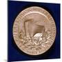 Medal Commemorating Dutch Physicist Johannes Diderik Van Der Waals-null-Mounted Photographic Print