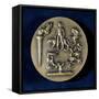 Medal Commemorating Jean Baptiste De Monet, Chevalier De Lamarck, French Biologist, 20th Century-null-Framed Stretched Canvas