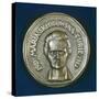 Medal Commemorating Marie Sklodowska Curie, Polish-Born French Physicist, 1967-null-Stretched Canvas