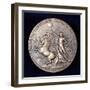 Medal Commemorating Pierre Janssen and Norman Lockyer, French and English Astronomers, 1868-null-Framed Photographic Print