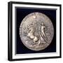 Medal Commemorating Pierre Janssen and Norman Lockyer, French and English Astronomers, 1868-null-Framed Photographic Print