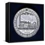 Medal Commemorating the Centenary of the Birth of George Stephenson, Railway Engineer, 1881-null-Framed Stretched Canvas