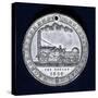 Medal Commemorating the Centenary of the Birth of George Stephenson, Railway Engineer, 1881-null-Stretched Canvas