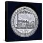 Medal Commemorating the Centenary of the Birth of George Stephenson, Railway Engineer, 1881-null-Framed Stretched Canvas