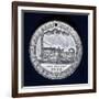 Medal Commemorating the Centenary of the Birth of George Stephenson, Railway Engineer, 1881-null-Framed Photographic Print