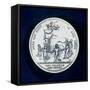 Medal Commemorating the Discovery of Smallpox Vaccination in 1796-null-Framed Stretched Canvas
