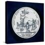 Medal Commemorating the Discovery of Smallpox Vaccination in 1796-null-Stretched Canvas