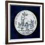 Medal Commemorating the Discovery of Smallpox Vaccination in 1796-null-Framed Photographic Print