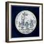 Medal Commemorating the Discovery of Smallpox Vaccination in 1796-null-Framed Photographic Print