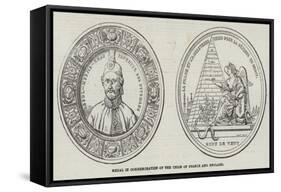 Medal in Commemoration of the Union of France and England-null-Framed Stretched Canvas