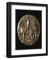 Medal in Memory of Giovanni Francesco Gonzaga-Pisanello-Framed Premium Giclee Print