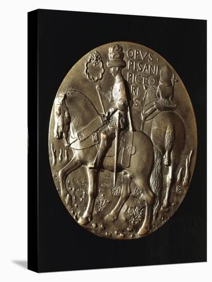 Medal in Memory of Giovanni Francesco Gonzaga-Pisanello-Stretched Canvas