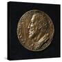 Medal Portraying King Francis I of France-null-Stretched Canvas