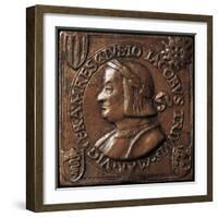 Medal Portraying Ludovico Il Moro-null-Framed Giclee Print