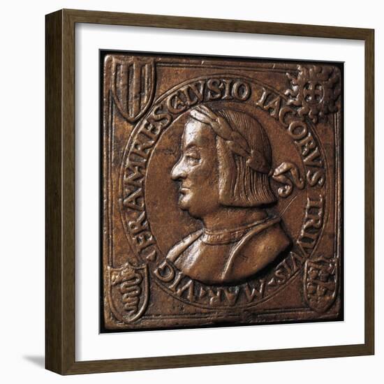 Medal Portraying Ludovico Il Moro-null-Framed Giclee Print