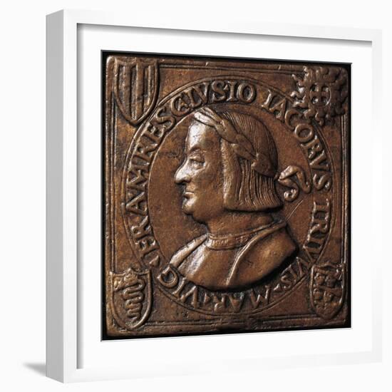 Medal Portraying Ludovico Il Moro-null-Framed Giclee Print