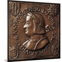 Medal Portraying Ludovico Il Moro-null-Mounted Giclee Print