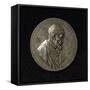 Medal Portraying Michelangelo Buonarroti-null-Framed Stretched Canvas